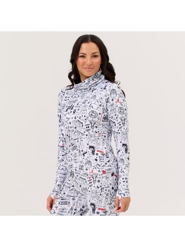 Krimson Klover Baselayer Graffiti Turtleneck in snow