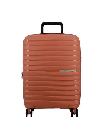 Jump Xwave 4 Rollen Kabinentrolley 55 cm mit Dehnfalte in brique