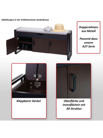 MCW Sitzbank A27, Dunkelbraun