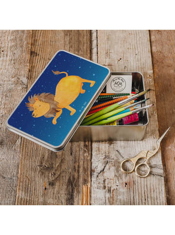 Mr. & Mrs. Panda Dose Sternzeichen Löwe ohne Spruch in Sternenhimmel Blau