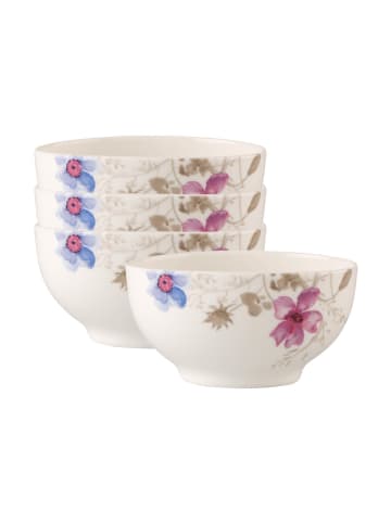Villeroy & Boch 4er Set French-Bols Mariefleur Gris Basic 500 ml in bunt