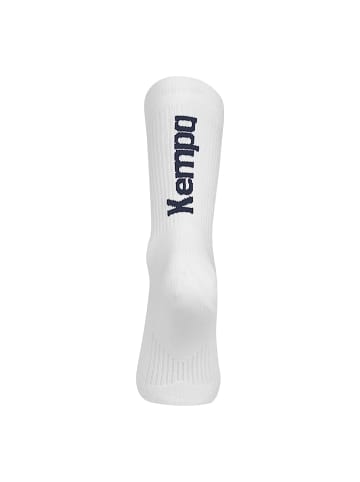 Kempa Socken Logo Classic in weiß/marine