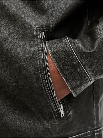 JACK & JONES PLUS Bikerjacke in Black