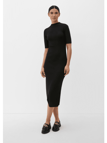 s.Oliver BLACK LABEL Kleid lang in Schwarz