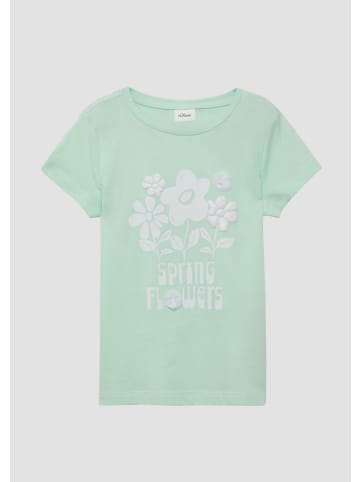 s.Oliver T-Shirt in 6080_ozeangrün