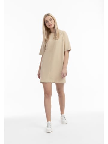 DreiMaster Damen Sweatshirtkleid in Beige