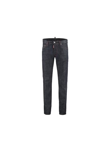 Dsquared² Blau Baumwolle Straight-Leg Jeans