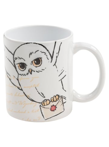Harry Potter Harry Potter Tasse Hedwig Hogwarts Brief Becher Kaffeetasse 320 ml in weiß