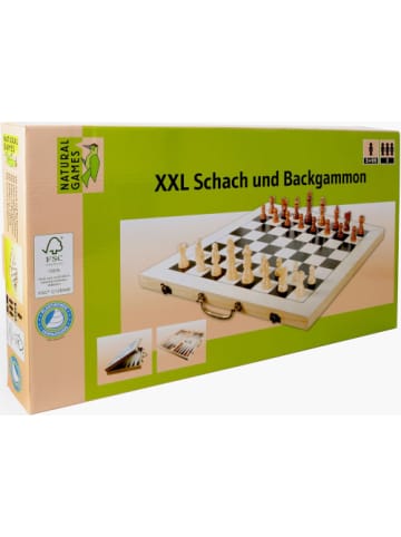 Natural Games Schach und Backgammon XXL, ab 5 Jahre