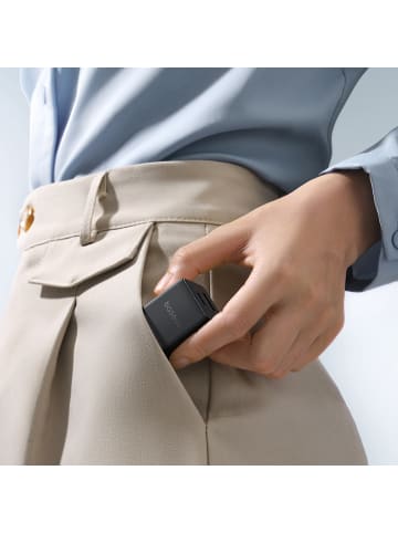 Baseus Palm 20W USB-C USB-A Wandladegerät Schwarz