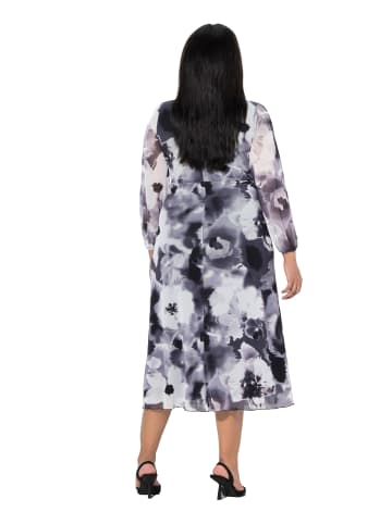 Ulla Popken Midikleid in schwarz