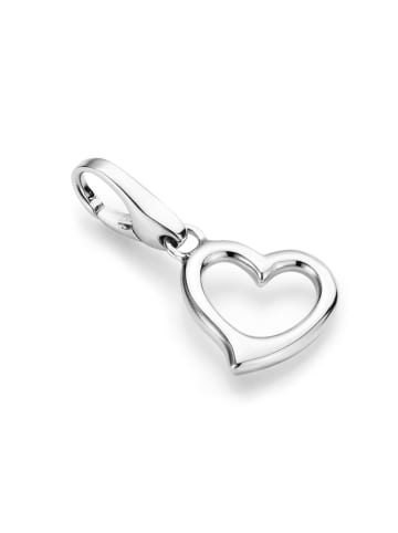 Giorgio Martello Milano Charm Floating Heart in Silber