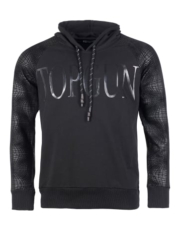 TOP GUN Hoodie Black Beauty TG20192010 in black