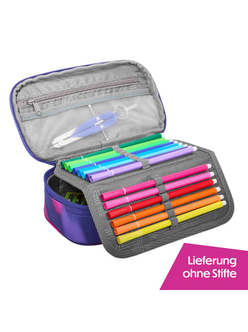 Coocazoo Schlampermäppchen, Reißverschluss in Aurora Glow