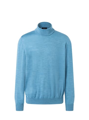 März Pullover Rollkragen 1/1 Arm in Blau