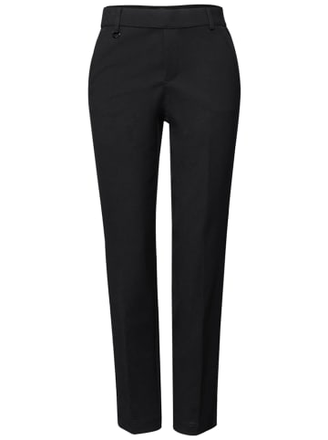 Street One Chino mit Tape-Detail in Schwarz