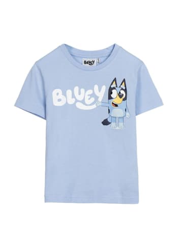 Bluey Kinder T-Shirt kurz Shirt Mädchen Jungen 6 Jahre