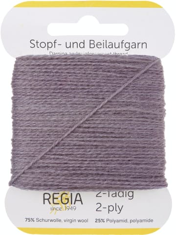 Regia Handstrickgarne 2-fädig Uni, 5g in Grau