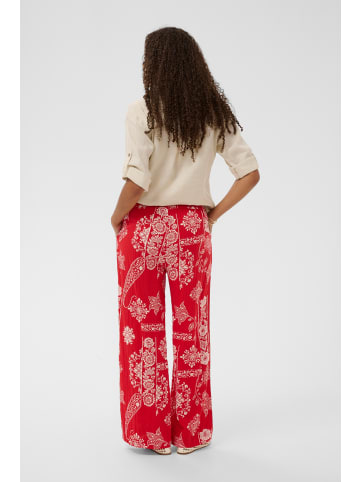Cream Casual Hose CRGianna Straight fit in Red Ethnic print