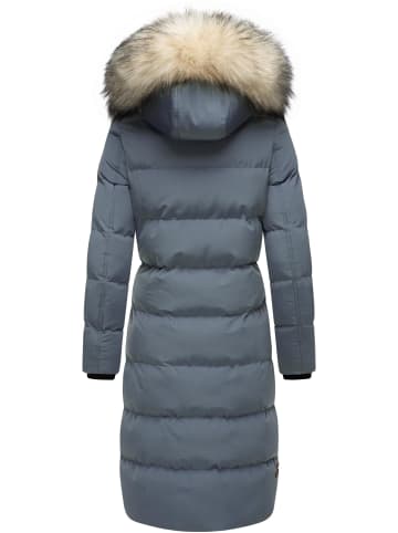 Marikoo Steppmantel Schneesternchen in Stormy Blue