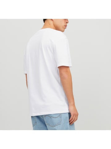 Jack and Jones T-Shirt JJESTAR JJ Tee SS in Weiß