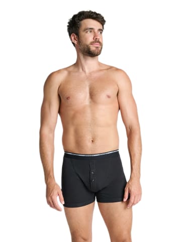 Jockey Boxershorts Modern Classic Y-Front 2 Stück in Schwarz