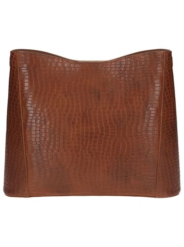 Caprice Handtasche in COGNAC CROCO