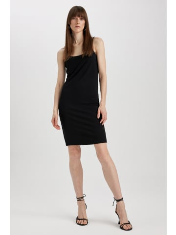 DeFacto Sommerkleid BODYCON DRESS in Schwarz