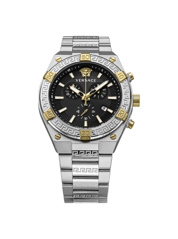 Versace Analoguhr für Herren in silber