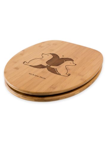 Mr. & Mrs. Panda WC Brille Igel händchenhaltend ohne Spruch in Transparent