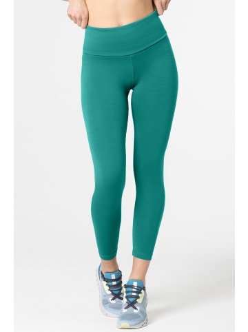 super.natural Merino Leggings W HIGH WAIST TIGHT in grün