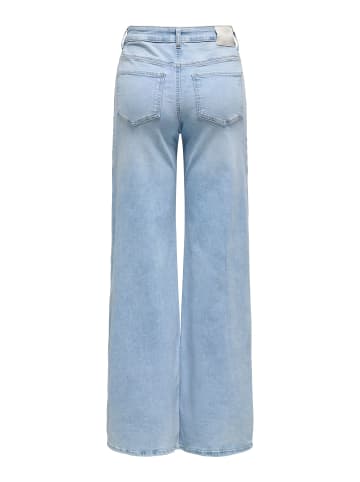 JACQUELINE de YONG Moderne Denim Jeans Hose mit weitem Schnitt in Hellblau