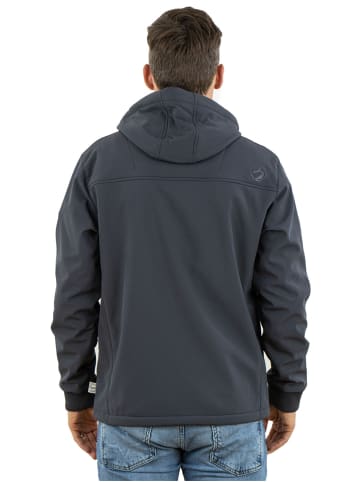 First B Softshelljacke "Albero", Funktionsjacke mit Fleecefutter in anthrazit