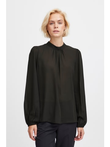 ICHI Langarm-Bluse IHCELLANI Regular fit in Black