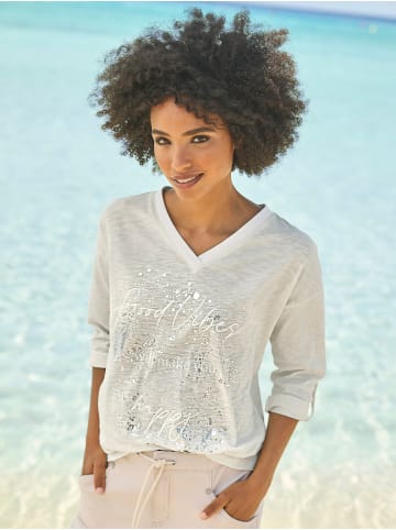 Heine Print-Shirt in champagner