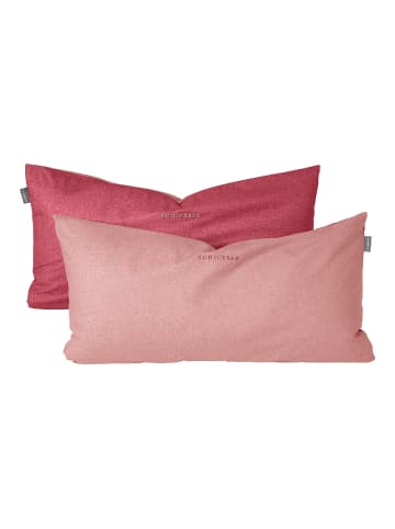Schiesser 2er-Set: Renforcé-Kissenhüllen in Rosa