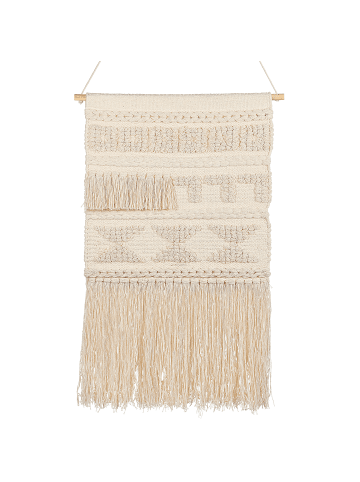 Beliani Wandbehang KAMOKE in Beige - (W) 51 x (H) 103 x (L) 1 cm