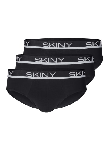 Skiny Slip / Unterhose Cotton in Schwarz