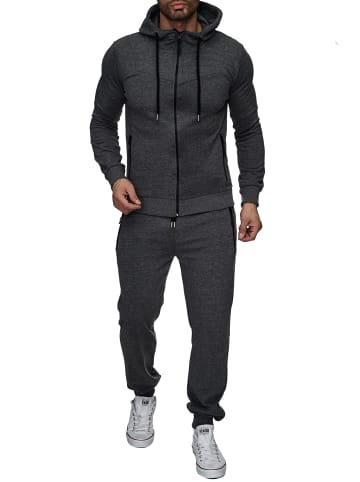 RESLAD Trainingsanzug Basic Set in grau