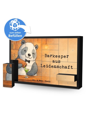 Mr. & Mrs. Panda Adventskalender Barkeeper Leidenschaft Design m... in Weiß