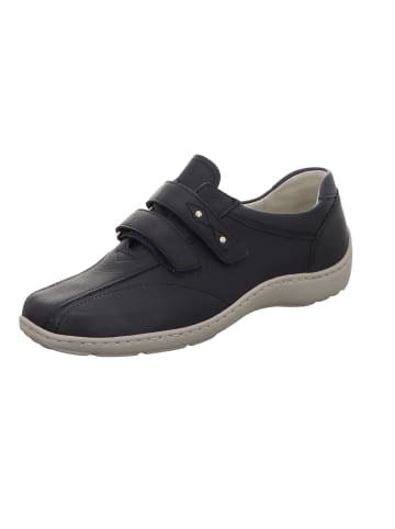 WALDLÄUFER Slipper bequem in blau