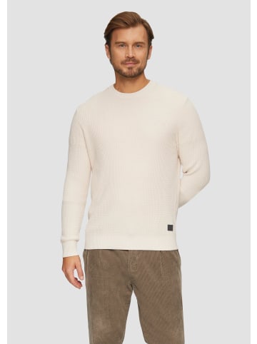 s.Oliver Strickpullover langarm in Creme