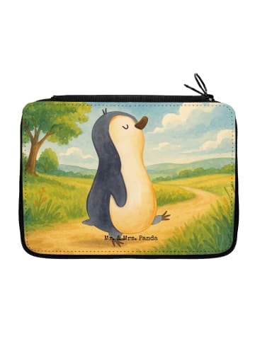 Mr. & Mrs. Panda Mäppchen Pinguin mHerzieren Design ohne Spruch in Weiß