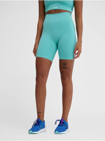 Hummel Tight Kurze Hose Hmlalive Multisport Damen in POOL BLUE