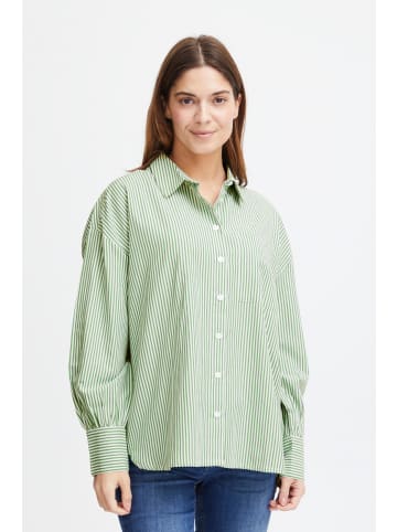 Fransa Langarm - Hemd FRPOPPA Relaxed fit in Online Lime Mix