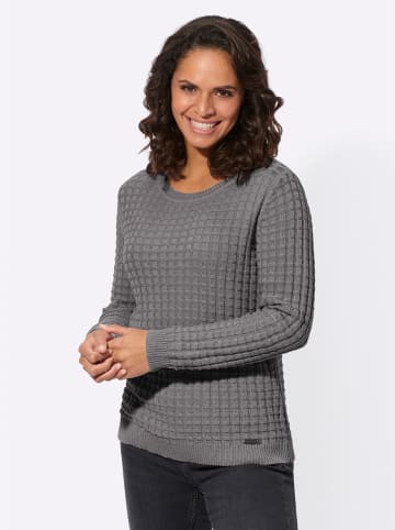 WITT WEIDEN Langarm-Pullover in grau