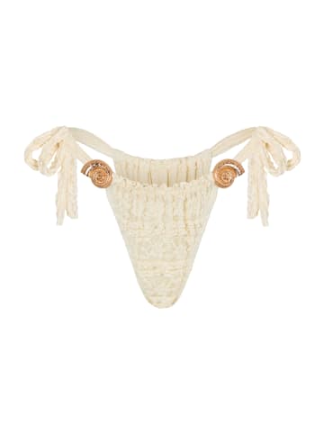 Moda Minx Bikinihose Lace Nautilius Shell in White