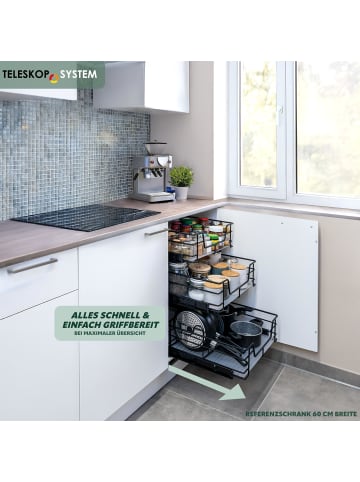 bremermann Teleskopschublade ca. 25,5-27 x 14 x 44 cm (B/H/T)