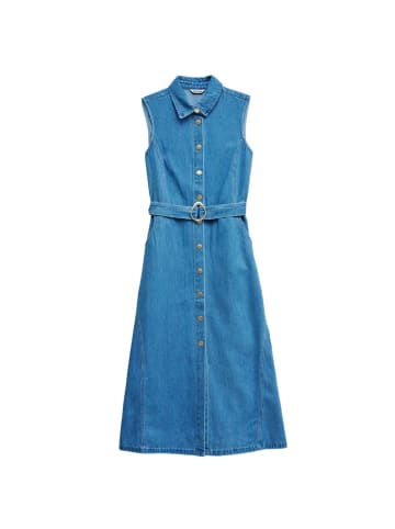 Salsa Jeans Midikleid Sleeveless Belt in Medium Wash