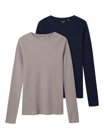 TWO SOON 2er-Pack T-Shirt in Navy Blazer